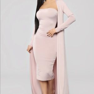 Dress with Matching coat - Fashion Nova